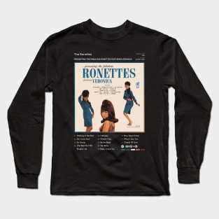 The Ronettes - Presenting the Fabulous Ronettes Featuring Veronica Tracklist Album Long Sleeve T-Shirt